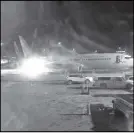  ?? Conie Carson/facebook ?? Two planes collide on the tarmac at Pearson Internatio­nal Airport in Toronto.