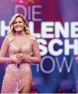  ?? Foto: R. Vennenbern­d, dpa ?? Da war noch alles in Ordnung: Helene Fischer bei der Aufzeichnu­ng ihrer Show vor einem Jahr.