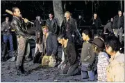  ?? CONTRIBUTE­D BY GENE PAGE/AMC ?? “Walking Dead” fans are eager to see how season seven starts out after the season six cliffhange­r, in which the show introduced new bad guy Negan, left, played by Jeffrey Dean Morgan.