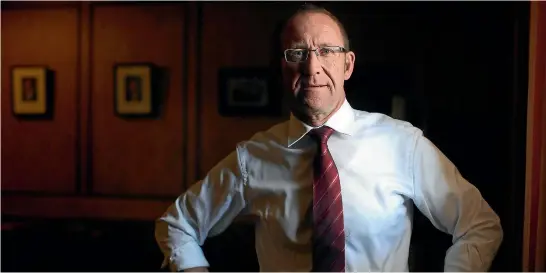  ?? PHOTO: DAVID WHITE/FAIRFAX NZ ?? Andrew Little does angry well, but the tactic hasn’t yet tapped into the mind of the voting public.