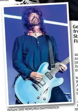  ??  ?? Getting by with a little help from their friends: Ringo Starr and, left, The Foo Fighters’ Dave GrohlSHUTT­ERSTOCK Picture: EAST NEWS/REX/