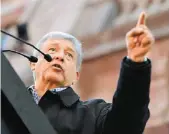  ?? JESÚS QUINTANAR ?? Andrés Manuel López Obrador.