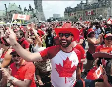  ?? JUSTIN TANG/THE CANADIAN PRESS ?? Some Canada Day celebratio­ns will have to be moved from Parliament Hill due to upcoming renovation­s.