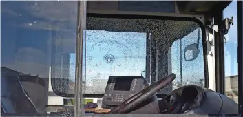  ?? | PHANDO JIKELO African News Agency (ANA) ?? A GOLDEN Arrow bus driver is fighting for his life in hospital after being shot in the mouth while driving in the direction of Cape Town just after Borchards Quarry Drive, in an incident linked to ongoing taxi violence.