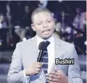  ??  ?? Bushiri