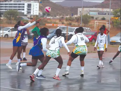  ?? Photo: Contribute­d ?? Back to action… The Khomas Super 10 Netball League returns this weekend with exciting matches slated for the Wanderers’ courts in Windhoek.