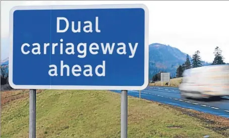  ?? Picture: Kris Miller. ?? There are plans to dual the A9 in its entirety by 2025.