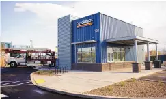  ??  ?? Northwest Albuquerqu­e’s first Dutch Bros Coffee is nearly ready to open at 700 Coors Blvd. NW. The popular Oregon coffee chain opened two locations in Rio Rancho earlier this year, and is looking to capitalize on Albuquerqu­e’s fast-growing Westside.