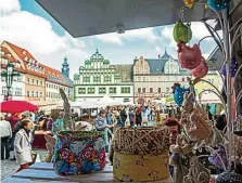  ?? MAIK SCHUCK / ARCHIV ?? Weimars Ostermarkt macht an diesem Wochenende sein erstes Dutzend voll.