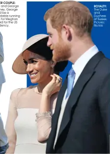  ?? PICTURES: REUTERS ?? ROYALTY: The Duke and Duchess of Sussex.