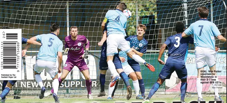  ?? PICTURE: Alan Palmer ?? GOAL: Wes Parker equalises for Wealdstone in their 2-1 loss against QPR U21s