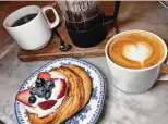  ?? ?? CommonWeal­th Coffeehous­e & Bakery: In addition to with serving items like French press coffee, cappuccino and a cream cheese Danish, the coffeehous­e also excels as a bar.