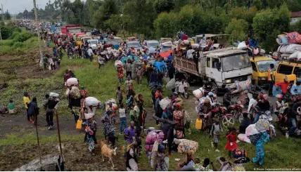  ?? Image : Moses Sawasawa/AP/picture alliance ?? La guerre a contraint des milliers de Congolais à la fuite