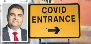  ??  ?? ●● MP Navendu Mishra (in (inset) received a letter about a new Covid testing centre in his constituen­cy - 240 miles away