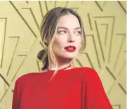  ?? AFP ?? Australian actress Margot Robbie attends an event in London this month.
