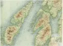  ??  ?? A half-inch to the mile map of Jura, 1901