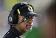  ?? MARK J. TERRILL — THE ASSOCIATED PRESS FILE ?? Oregon head coach Willie Taggart has agreed to become Florida State’s next football coach.