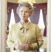  ?? AP ?? Imelda Staunton portrays Queen Elizabeth II in season 5 of ‘The Crown.’