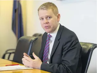  ?? PHOTO: NZ HERALD ?? Education Minister Chris Hipkins earlier this month unveiled a proposal to merge of all of New Zealand’s polytechni­cs and institutes of technology into one national tertiary organisati­on.