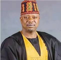  ??  ?? Abdulrahee­m Tunji Olawuyi, APC candidate who won the by-election of the IrepodunIs­in Oke-ero Ekiti Federal Constituen­cy in Kwara State