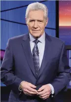  ?? CAROL KAELSON Jeopardy!/AP ?? Many people believe Alex Trebek will be hard to replace as host of ‘Jeopardy!’