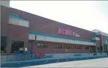  ?? DAN SOKIL— DIGITAL FIRST MEDIA ?? The ACME supermarke­t at 1150Welsh Road in Towamencin is one of two Montgomery County ACMEmarket­s scheduled to close by June 8. The other location is on DeKalb Pike in King of Prussia.