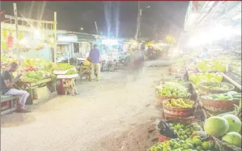  ??  ?? Get all you need for your Christmas cooking at the Bourda Market. (Stabroek News file photo)