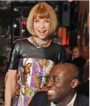  ??  ?? Mentor: Enninful with Wintour