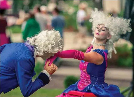  ?? PHOTOS COURTESY FRANCOFEST ?? The Corpus theatre troupe performs “Camping Royale,” a fractured fairy tale for all ages, Saturday, June 25 at 3 p.m.