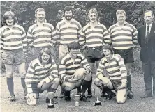  ?? ?? The triumphant Howe of Fife team from 1974.