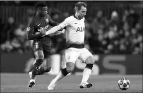  ??  ?? Tottenham Hotspur houdt ernstig rekening met een zomers vertrek van Christian Eriksen. (Foto: VP)