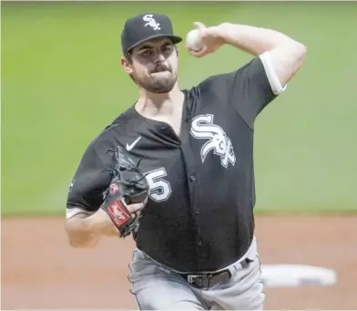  ??  ?? MORRY GASH/AP
With Carlos Rodon (above) on the injured list, the Sox could make Ross Detwiler a starter, but they’re hesitant.