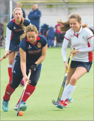  ?? Picture: Gary Browne FM4680037 ?? Ashford ladies take on Tunbridge Wells 2nds