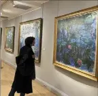  ?? (Photo C. V.) ?? Les salles du musée Marmottan Monet à Paris.