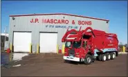  ?? MEDIANEWS GROUP FILE PHOTO ?? J.P. Mascaro & Sons has been awarded municipal trash and recycling collection contracts over the past month, including one with an estimated value of $10 million.