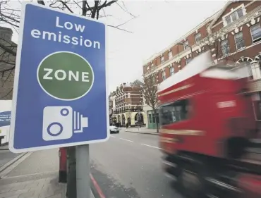  ??  ?? 0 Low emission zones were due to be introduced in Scottish cities