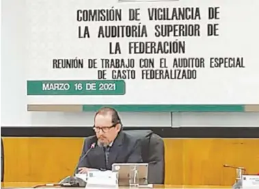  ??  ?? Entre las irregulari­dades está la falta de documentos, dijo Emilio Barriga, auditor de ASF/ASF/@BARRIGAE