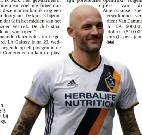  ?? FOTO AP ?? Jelle Van Damme is kapitein bij LA Galaxy.