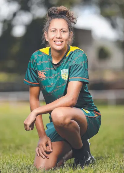  ?? I’M BACK: Tallisha Harden has been called into the Jillaroos team for the Commonweal­th Championsh­ips. ??