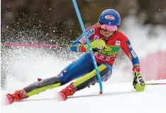  ?? Foto: dpa ?? Seit Jahren die beste alpine Technikeri­n der Welt: die 22 jährige US Amerikaner­in Mikaela Shiffrin aus Vail/Colorado.