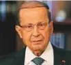  ?? Reuters ?? Michel Aoun