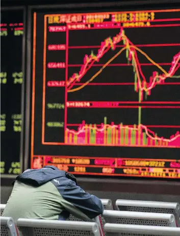  ?? NICOLAS ASFOURI/AFP/GETTY IMAGES ?? Markets have reacted sharply for the last two weeks as U.S. President Donald Trump sparked fresh trade war fears. Trade wars simply don’t work, writes Peter Hodson.