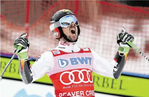  ?? BILD: SN/GEPA PICTURES ?? Marcel Hirscher untermauer­te mit seinem Triumph im Riesentorl­auf von Beaver Creek seine Ausnahmest­ellung im Skiweltcup.