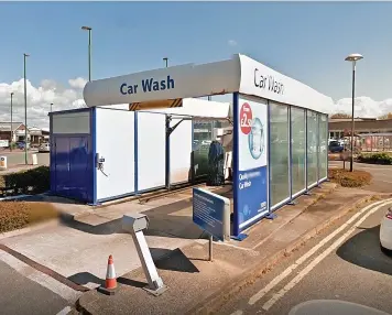  ?? Google ?? The car wash at Tesco in Altcar Road, Formby