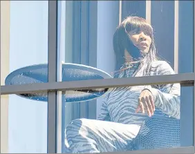  ?? AFP & INSTAGRAM ?? (Clockwise from top) Venus Williams in her hotel balcony in Adelaide; India’s Sumit Nagal practices during his five-hour daily period; Belarusian Aryna Sabalenka has been forced to hit balls against the window during her quarantine ahead of the Australian Open.