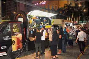  ??  ?? Exempted: Food truck operators earning less than RM1mil a year will not attract SST.