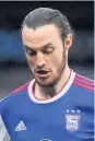  ??  ?? WINNER On-loan Will Keane the Ipswich hero