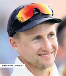  ??  ?? Yorkshire’s Joe Root