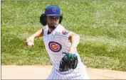  ?? Kamil Krzaczynsk­i Associated Press ?? THE CUBS’ Yu Darvish delivers a pitch early in his 10-strikeout performanc­e against the White Sox.