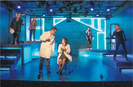  ?? John Dlugolecki ?? “NEXT TO NORMAL,” directed by Thomas James O’Leary at Pico Playhouse, is more intimate than the show’s 2010 Ahmanson stay.